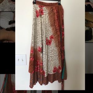 WRAP SKIRT W/ TIE